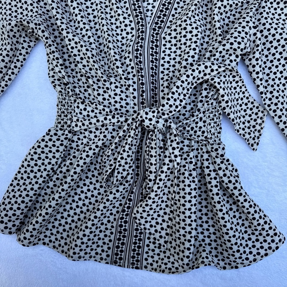 MAX STUDIO  women’s black and white sleeve 3/4 size XL - Picture 5 of 12